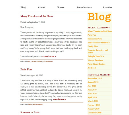 Danielle Steel WordPress Site