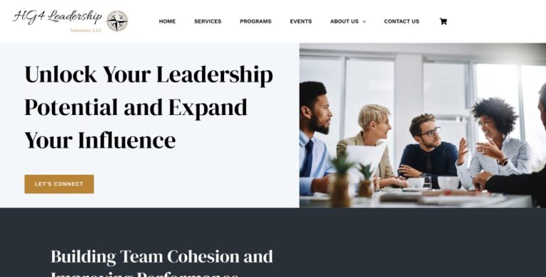 HG4 Leadership Solutions, LLC - WordPress Design and Development