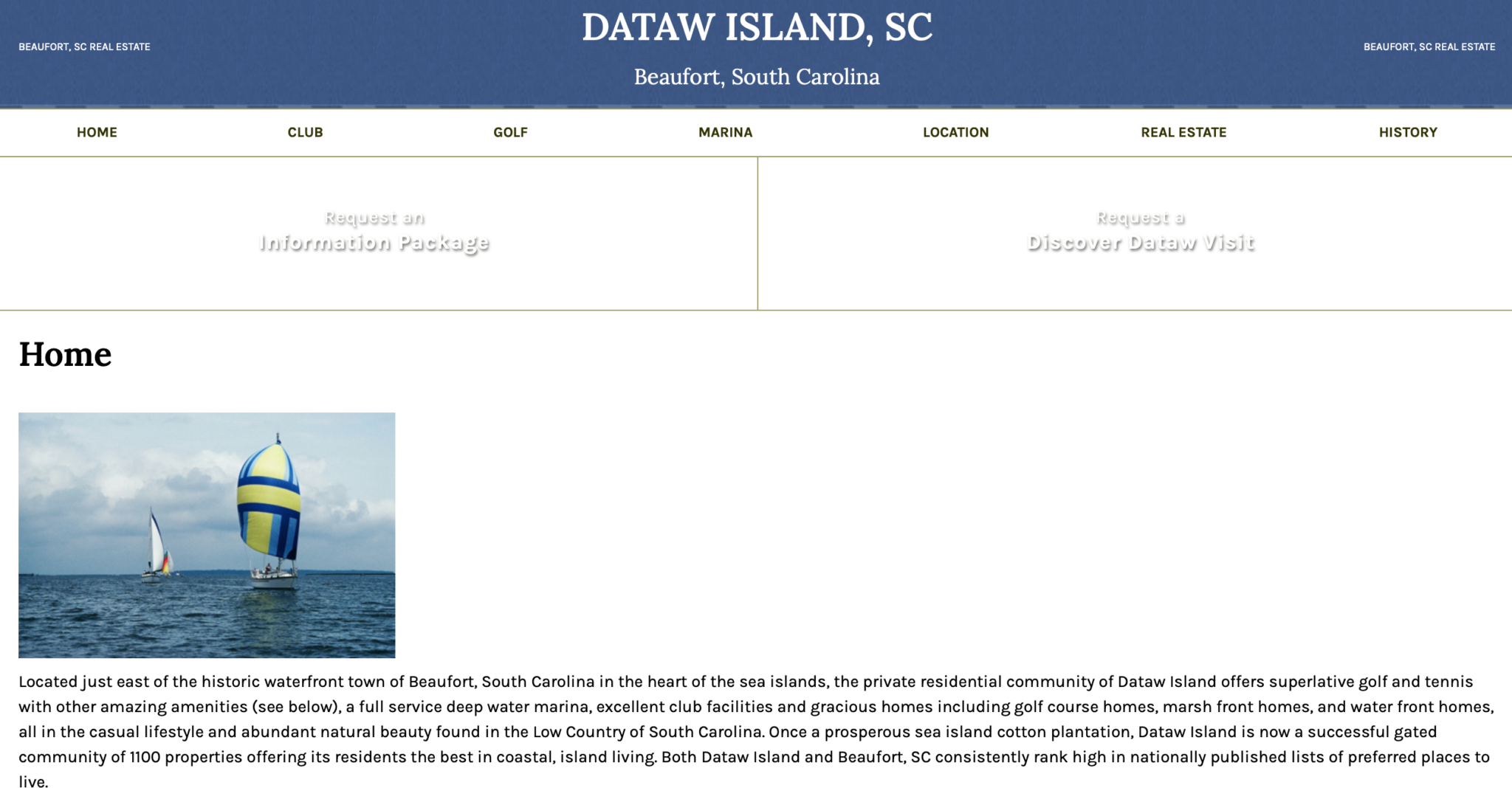 Discover Dataw Island, Before