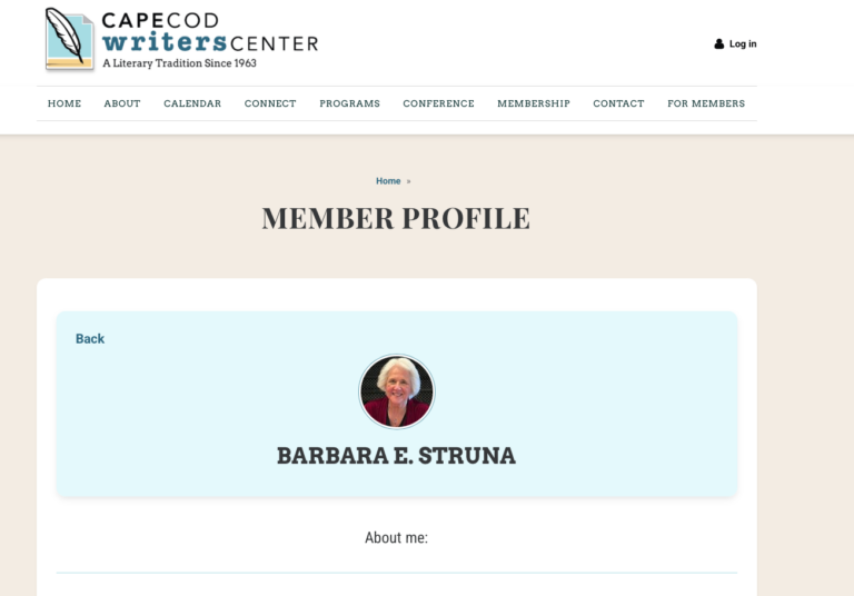 Custom Wild Apricot Member Profile