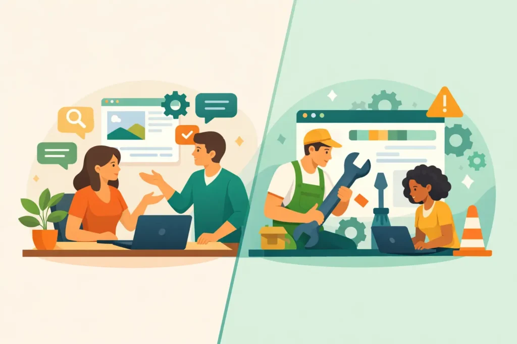 Webmaster Support vs Maintenance: What You Need