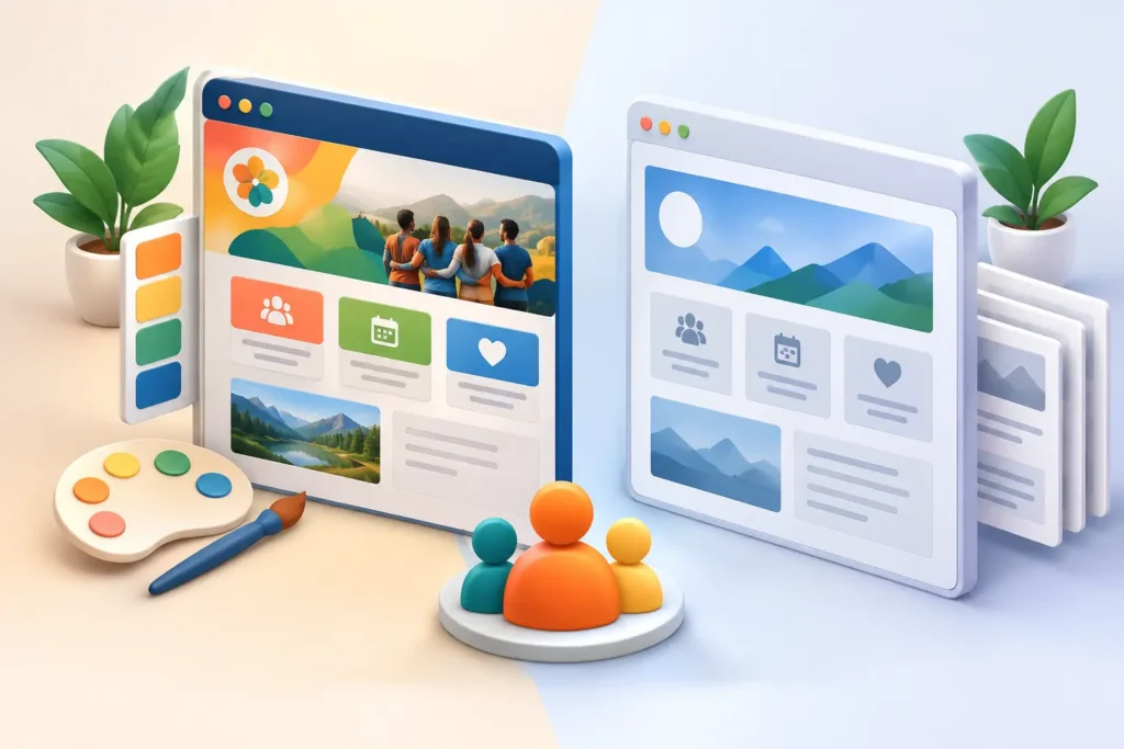 Custom Themes Versus Templates for Associations